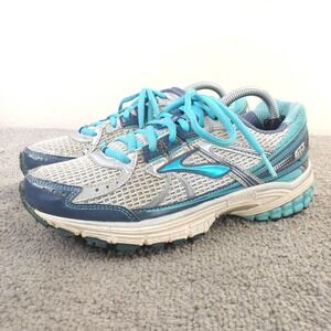 Brooks  Adrenaline GTS 13 Womens Size 6.5 Running Shoes Gray Blue Sneakers